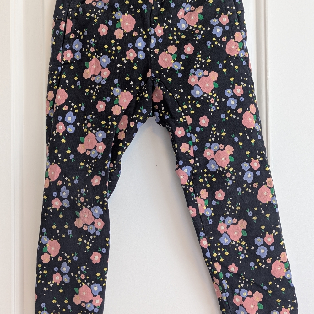 Tea Collection Floral Joggers - 4T